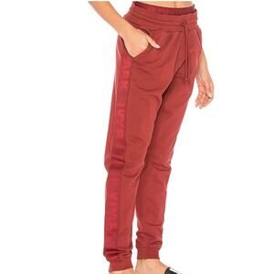 Ivy Park Sweatpants Womens size small Burgundy Rust Jogger